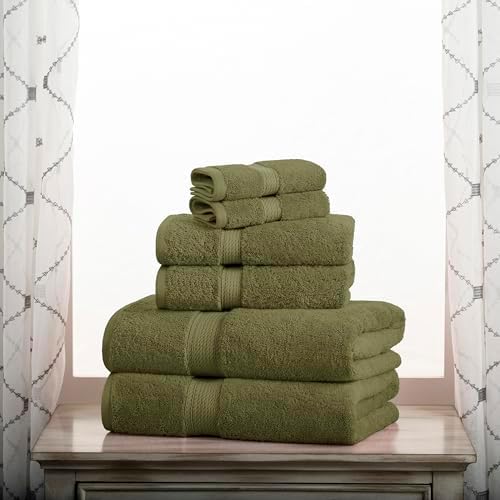 Superior Egyptian Cotton Pile 6-Piece Towel Set