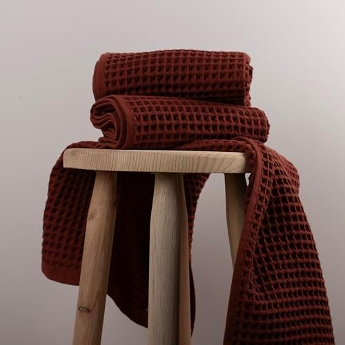 Pskl Turkish Cotton Waffle Bath Towels Pack of 2 1