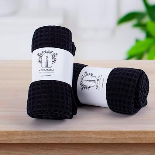 Pskl Turkish Cotton Waffle Bath Towels Pack of 2