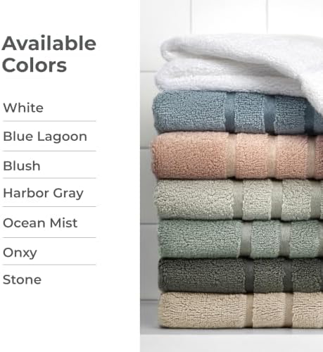 Cariloha Bath Towel Blush 28x54 Turkish Cotton Viscose Blend 1
