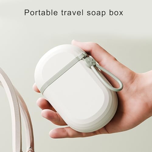 Travel Soap Holder with Strong Seal and Lid