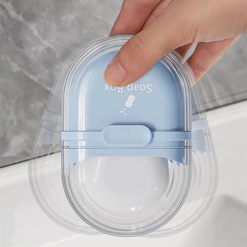 Bar Soap Travel Case with Lid and Drainage Hole Pink