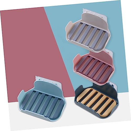 Anneome Bathroom Soap Dish Holder Double Layer Draining