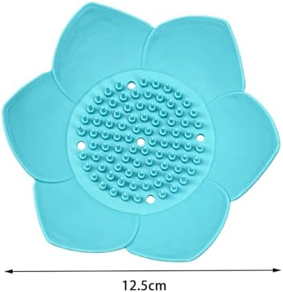 QUARK 1pc Lotus Shape Non-Slip Silicone Soap Holder