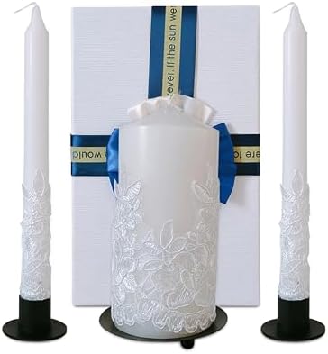 Babymati Unity Wedding Candles Set with Holder