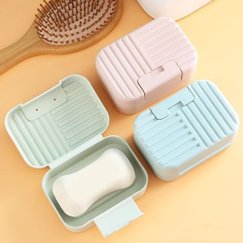 Travel Soap Case Box with Lid Portable and Leak Proof