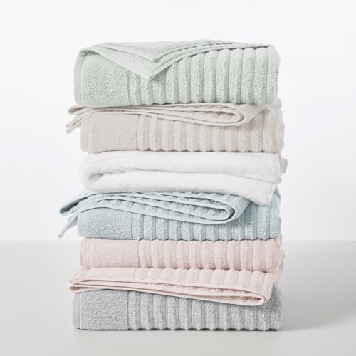 Great Bay Home Blush Bath Towel Set - 6 Piece Luxury Cotton