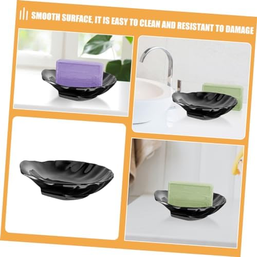 Anneome 2pcs Shell Soap Dish for Bath and Travel Use