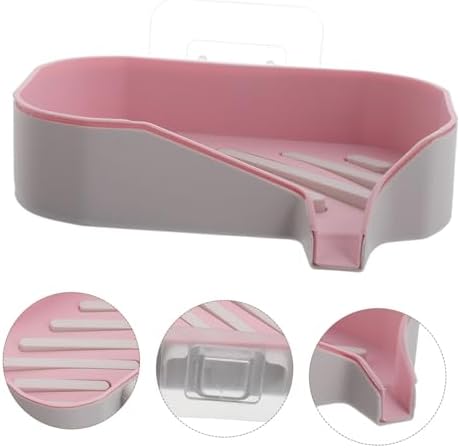 VALICLUD Wall Mounted Soap Dish with Hook for Bathroom