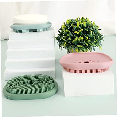 LIFKOME Draining Soap Tray with Silicone Holder