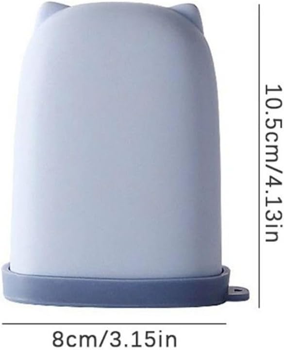 Pink Silicone Portable Soap Dish Holder