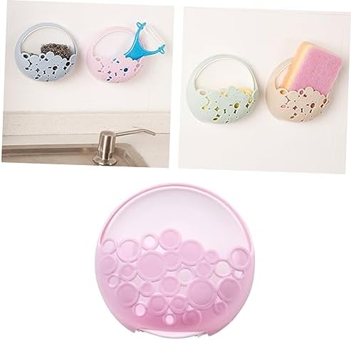 ABOOFAN Wall Mounted Suction Cup Soap Dish Holder No Drilling No Screws