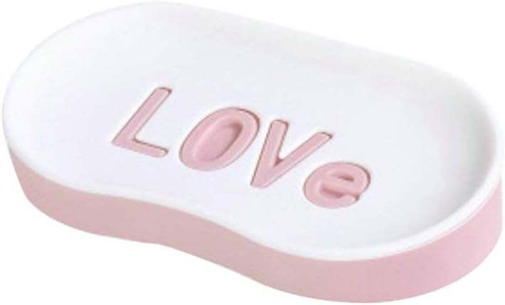 TOPBATHY Double Layer Wall Mounted Pink Soap Holder