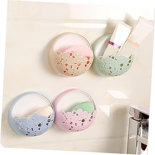 Housoutil Suction Cup Soap Dish Bar Holder Wall Mounted No Drill Heavy Duty