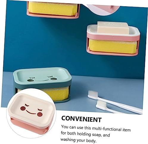 Amosfun Wall Mount Soap Holder with Draining Design