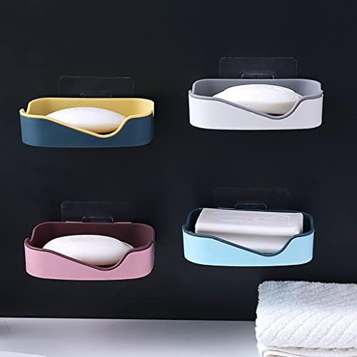 Wall-Mounted Soap Dish with Drainage and Durable Design