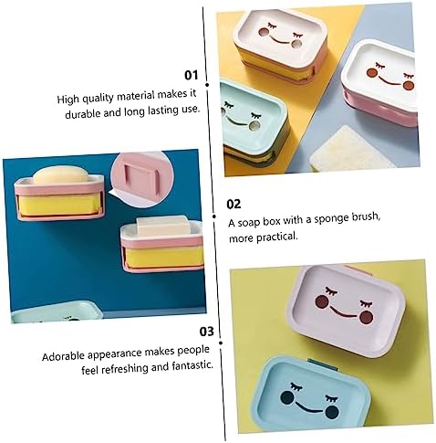Amosfun Wall Mount Soap Holder with Draining Design