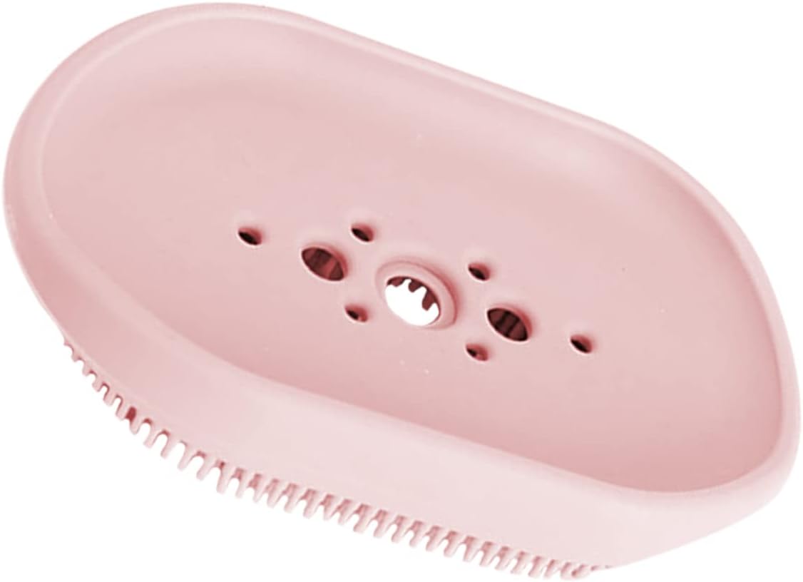 LIFKOME Draining Soap Tray with Silicone Holder
