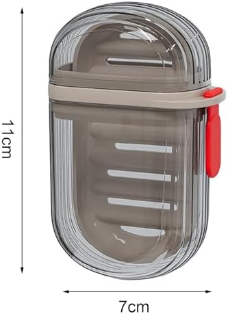 Loyliawa Soap Dishes with Drainage and Lock Design