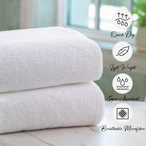 Organix 4 Pack Bath Towels 30x60 Hotel Quality