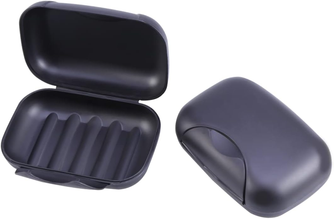 OUNONA Portable Leakproof Soap Dish with Lock for Travel Camping