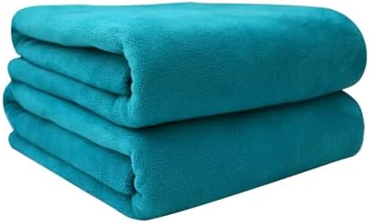 JML Microfiber Bath Towel Set 2 Pack - Soft Absorbent Quick Drying Teal