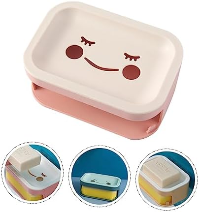 BUGUUYO Double Layer Wall-Mounted Soap Draining Dish