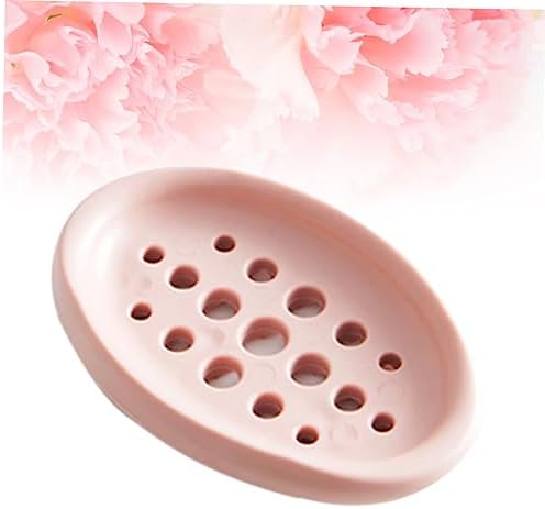 Luxshiny Oval Silicone Soap Dish Tray Holder 1