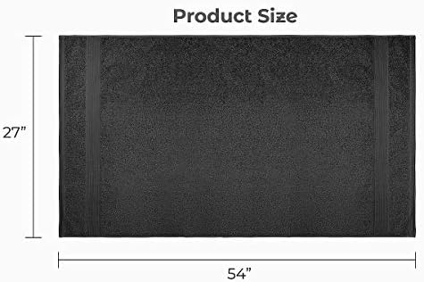 Softolle Luxury Bath Towels Set of 4 27 x 54 Grey 1