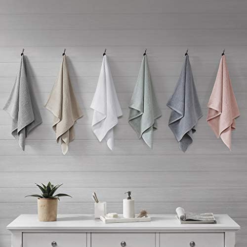 Madison Park Spa Waffle Cotton Towel Set 6 Piece
