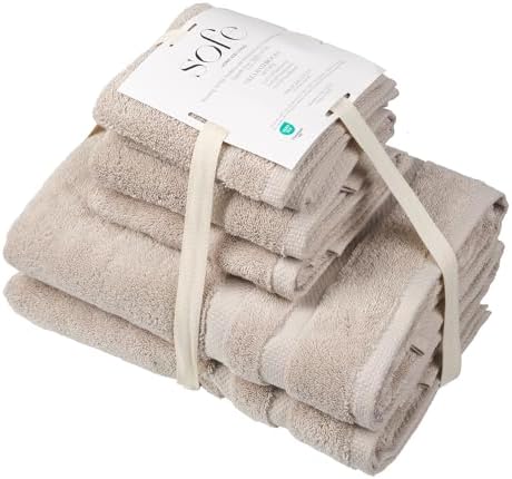 SOFE HL Olea Turkish Cotton Towel Set of 6