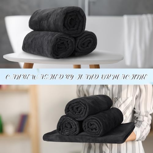 16 Pack Microfiber Bath Towels Bulk - Soft and Durable