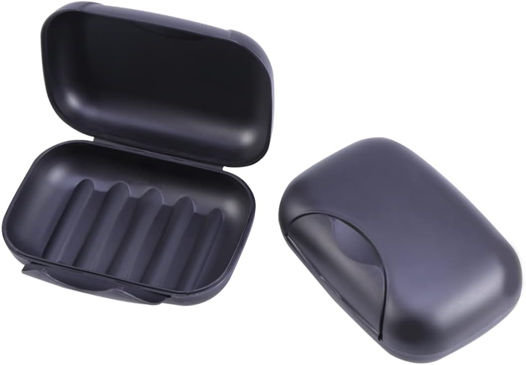 Garneck Compact Soap Holder Lock Leakproof Travel Size