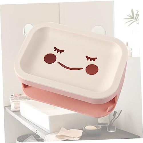 BUGUUYO Double Layer Wall-Mounted Soap Draining Dish