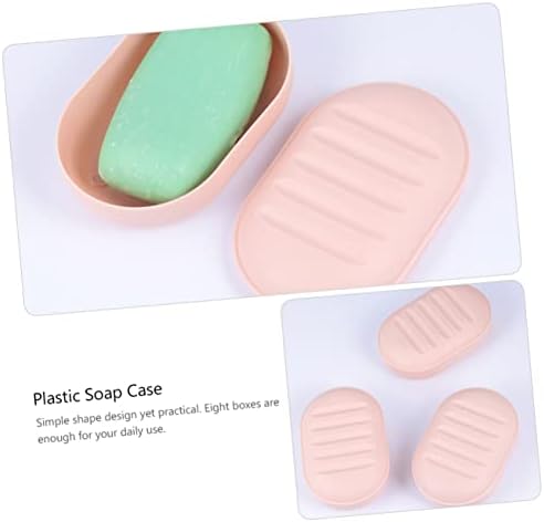 Zerodeko 8-Pack Travel Soap Holder Plastic Case