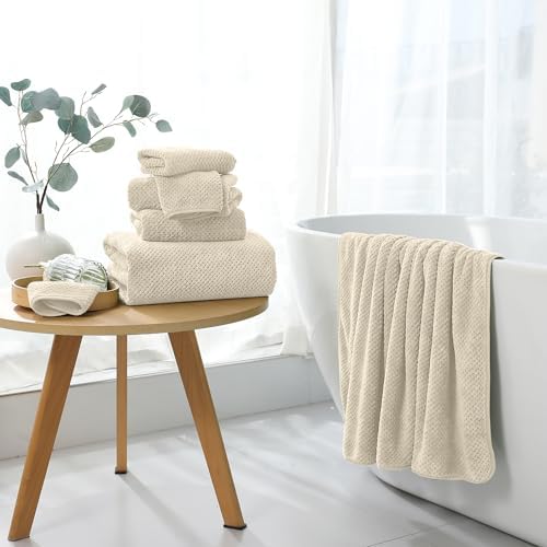 MAGGEA 8 Piece Premium Bathroom Towel Set 1