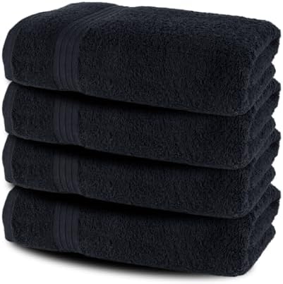 Textila Bath Towels - 30x60 Inch Pack of 4