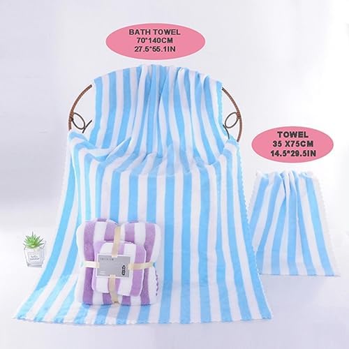 Scceatti Extra Large Soft Microfiber Bath Towel Set
