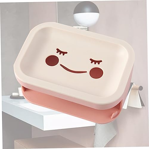 Zerodeko Modern Wall-Mounted Soap Dish Double Layer Bathroom Storage Holder