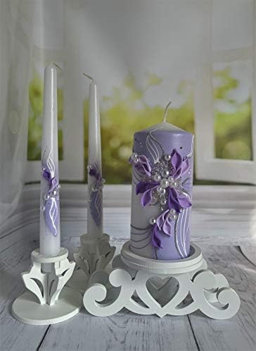 Magik Life Unity Candle Set - 6 Pillar 2 Taper Candles