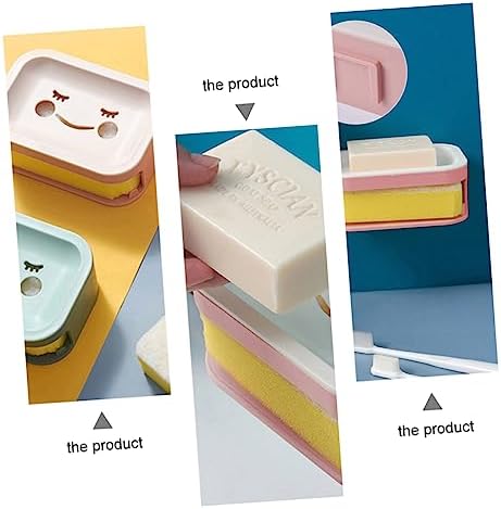 Double Layer Wall-Mounted Soap Dish with Drainage
