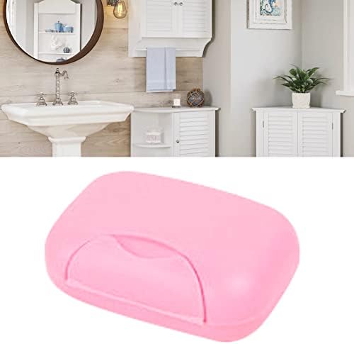 Senrusa Clear Travel Soap Dish with Lid - Leakproof and Portable