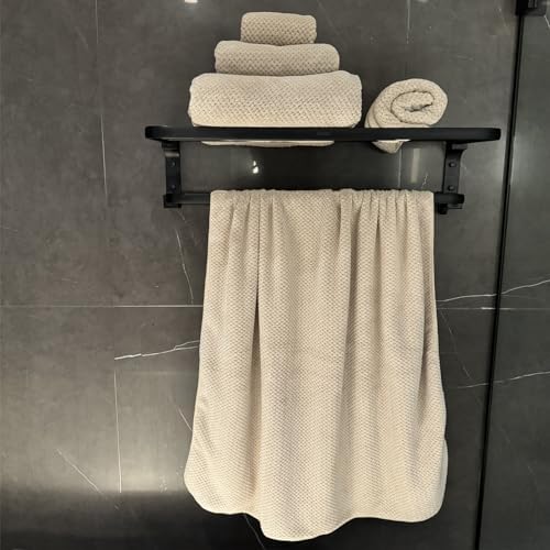 HVMS Extra Large Microfiber Bath Towel Set 6 Piece