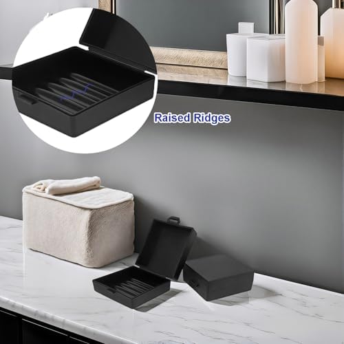 Elimeta Soap Holder 2 Pack - Waterproof Travel Case with Lid