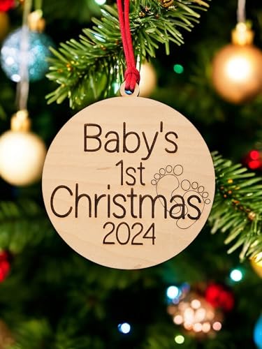 Glimmer Designs Babys 1st Christmas Ornament 2024 1