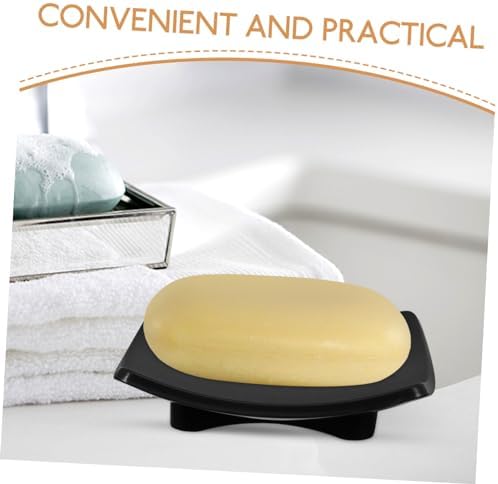 Zerodeko Large Black Curved Soap Holder