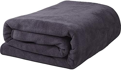 MYLSMPLE Microfiber Bath Towel Extra Large Grey