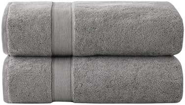 Madison Park 800GSM Bath Towel Set 2 Pack Grey 1
