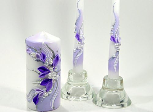 Magik Life Unity Candle Set - 6 Pillar 2 Taper Candles