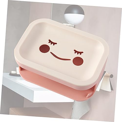 Double Layer Wall-Mounted Soap Dish with Drainage